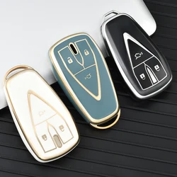 3 Buttons TPU Key Case Cover Shell for Changan UNIT UNIK CS35PLUS CS55 PLUS CS75 PLUS oshan X7 X5 Car Key Fob Shell Accessories