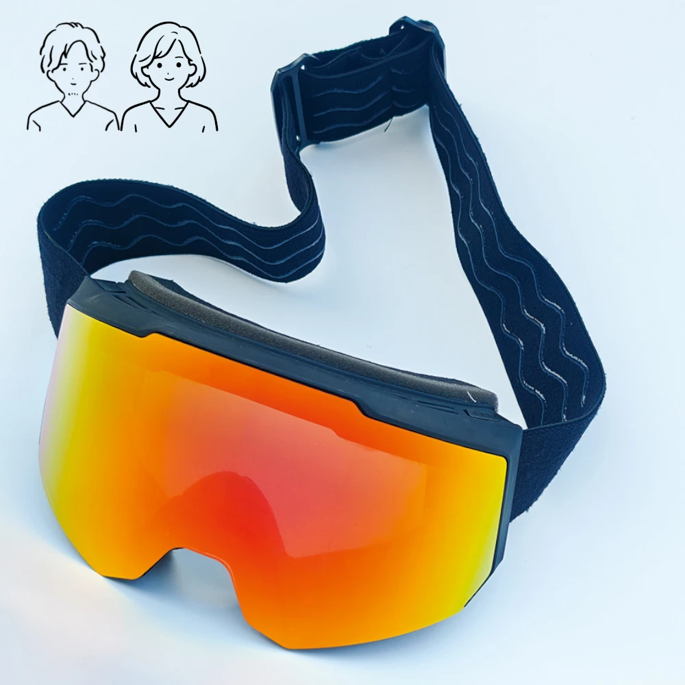 

Fashion Winter Sports Ski Goggles HD Lenses Windproof Dustproof All Day Adult Man Woman Snow Mountain Outdoor Gear