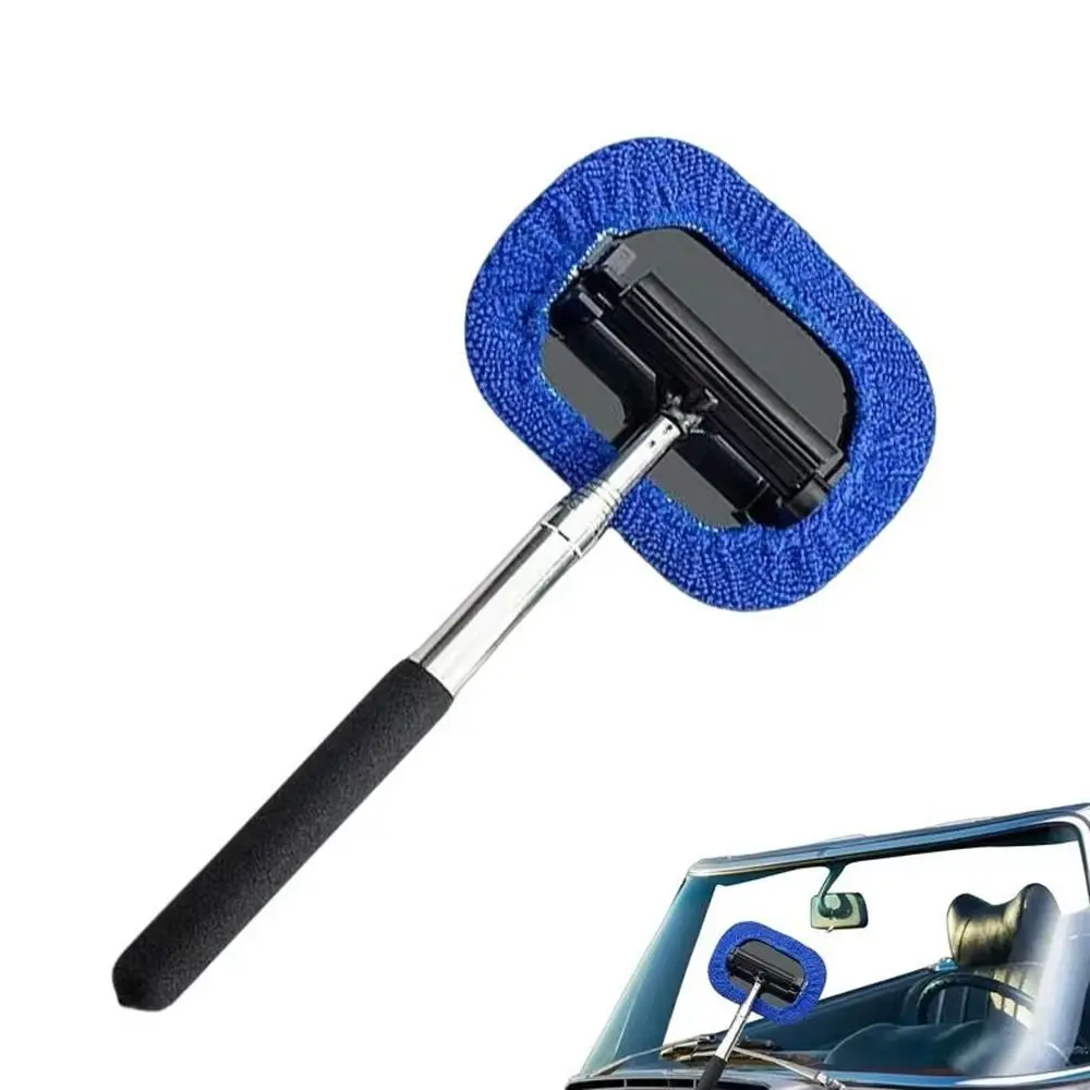 

Прочный стеклоочиститель 2 в 1, многофункциональная ручная щетка для чистки стекла, телескопический очиститель окон для дома