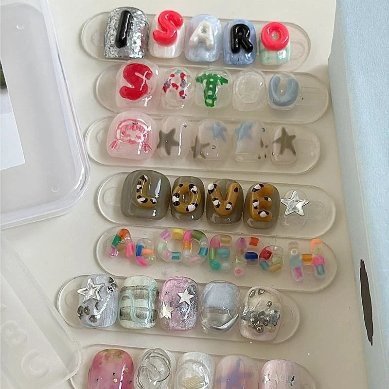 Moule en silicone pour nail art, alphabet, design antiadhésif, 26 lettres, parfait pour les créations DIY en résine pour ongles, modèle en silicone pour sculpture 3D, DIY