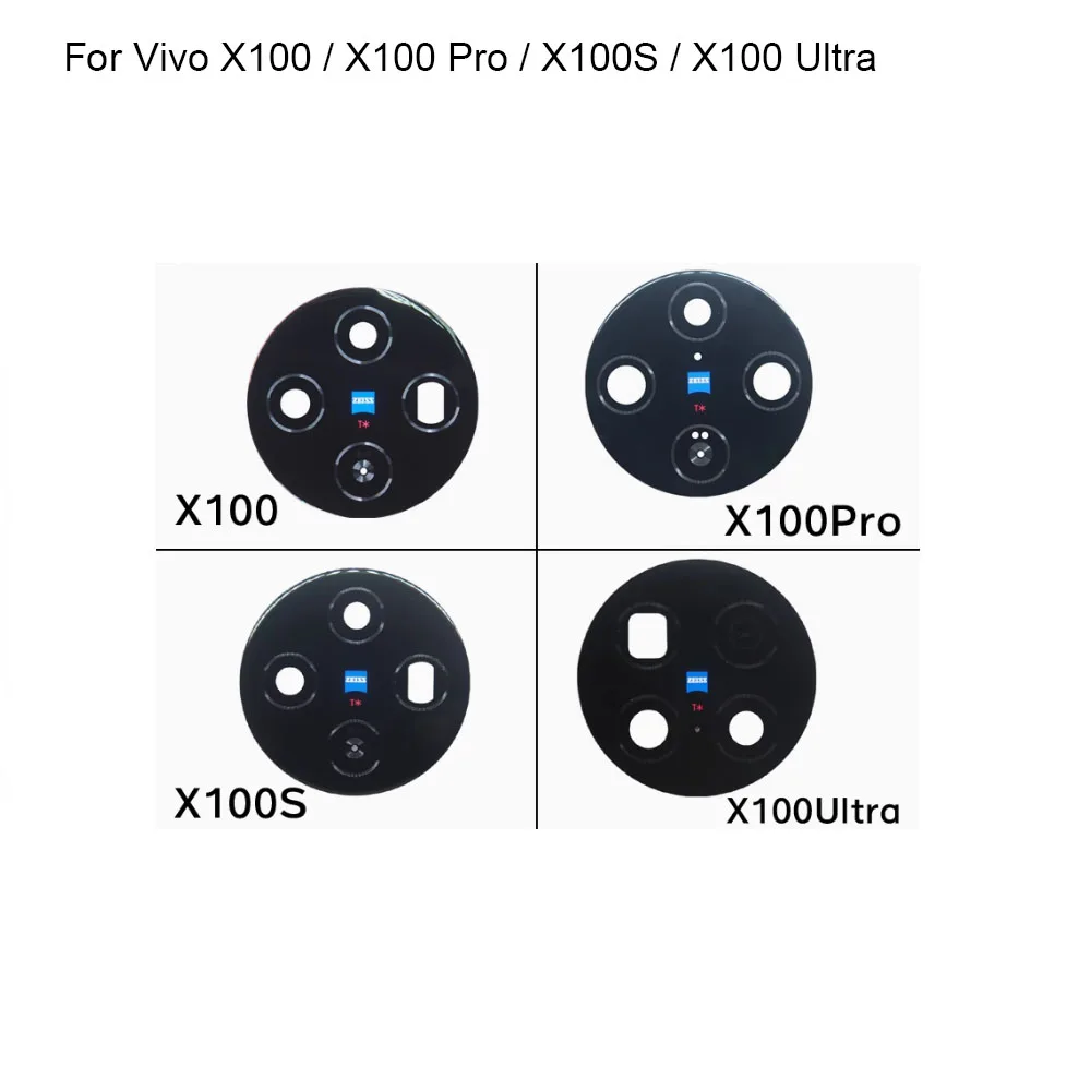 

For Vivo X100 Replacement Back Rear Camera Lens Glass repair Back camera Glass Lens X100 Pro X100s X100 Ultra