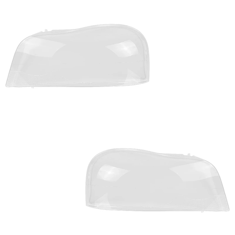 2PCS for Volvo XC90 2004-2013 Headlight Shell Lamp Shade Transparent Lens Cover Headlight Cover, Right & ​Left