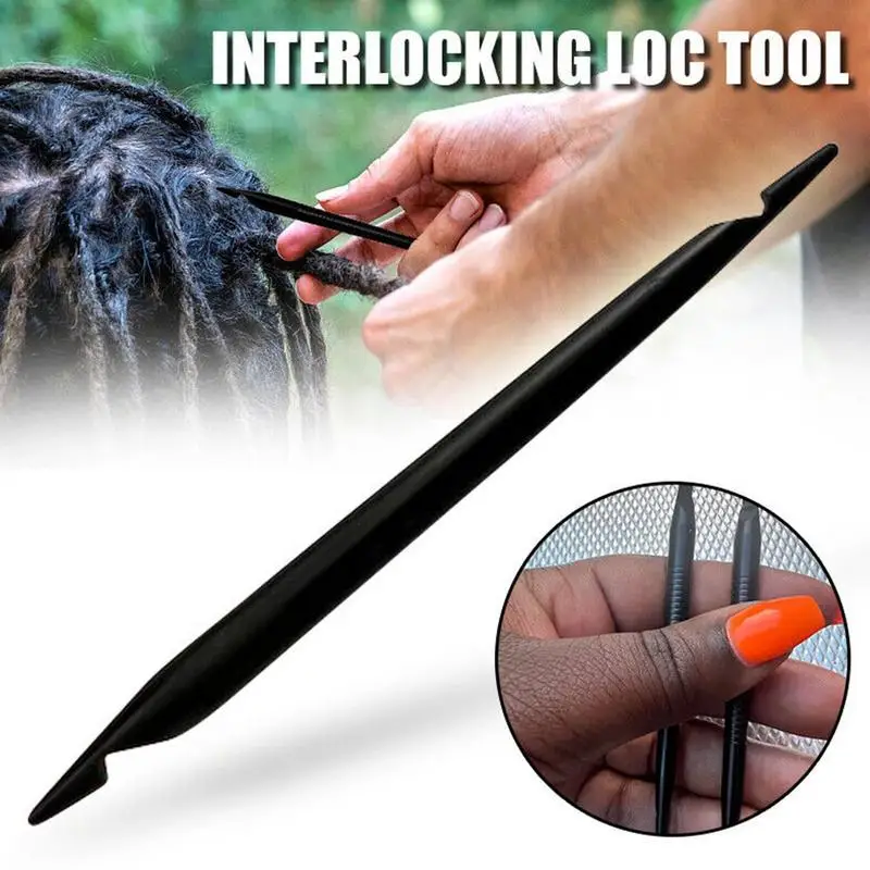 

Double-ended Dreadlocks Crochet Metal Loc Interlocking Tool Loc Maintenance Retightening Tool Hair Braid Craft Locking Hooks