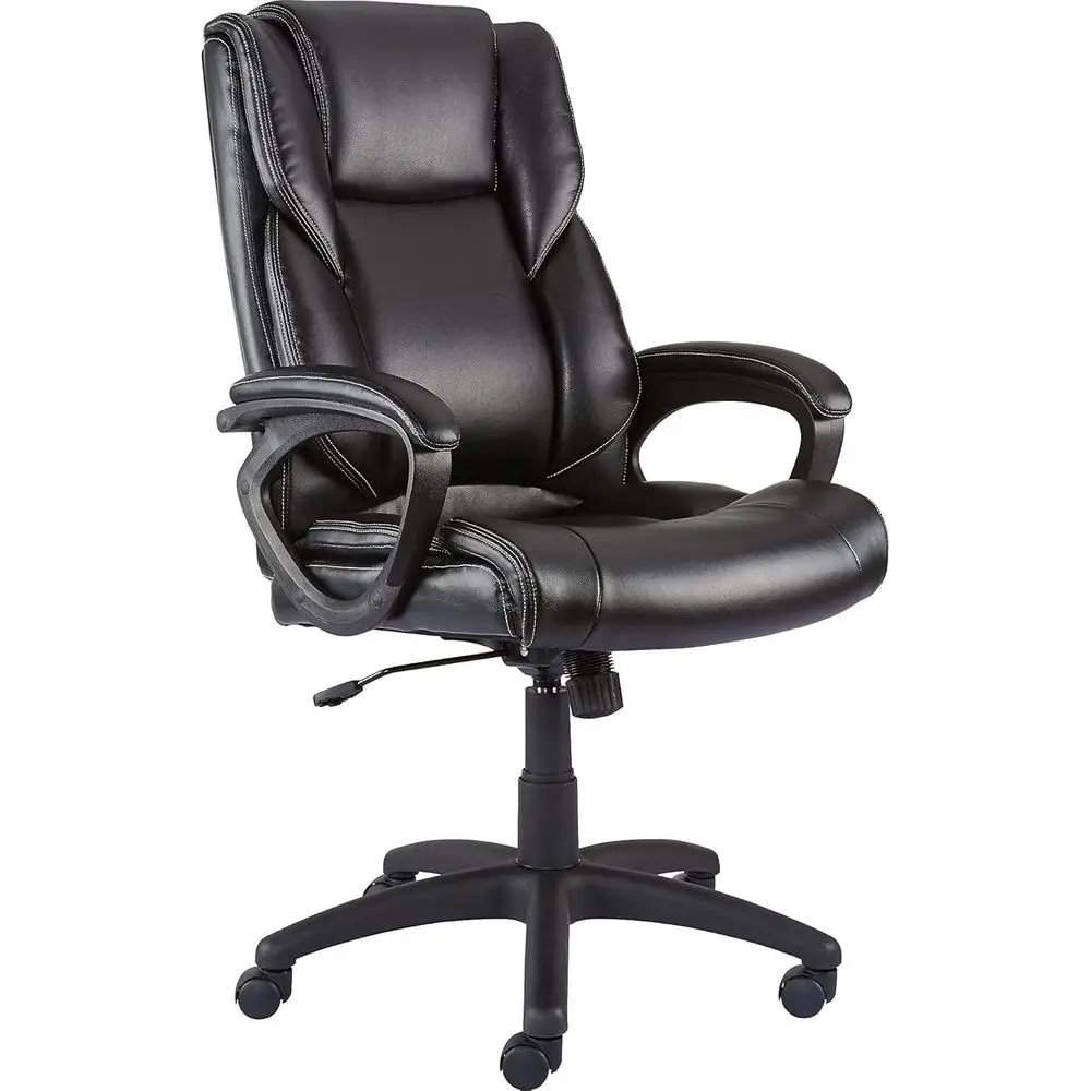 

Black Kelburne Luxura Leatherette Office Chair Set of 2 (58226-CCVS)