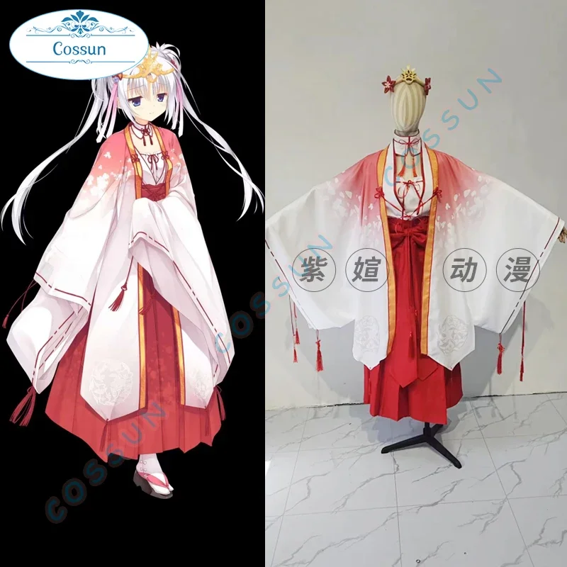 

[Customized] Tomotake Yoshino Cosplay Costume Senren*Banka Kimono Dress Uniforms Halloween Party Outfit Unisex New