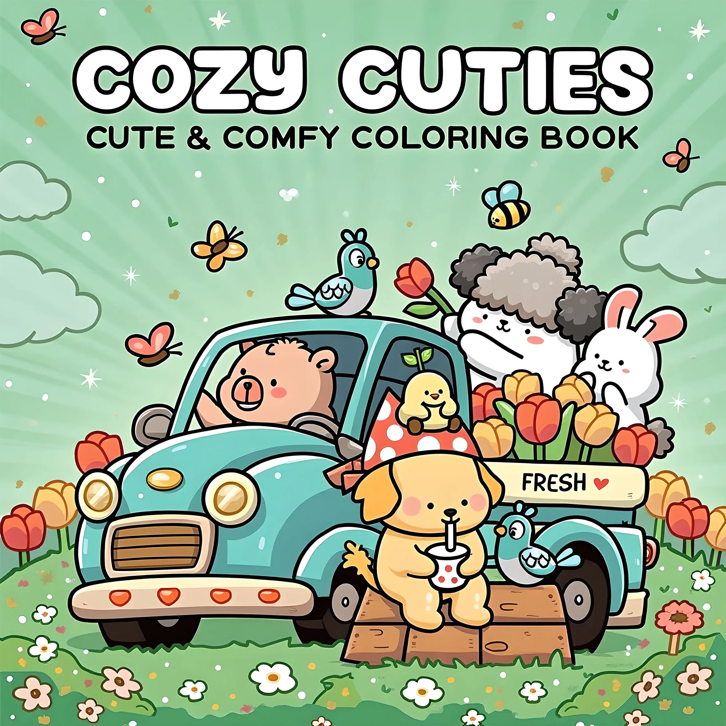 Cat Moments Malbuch für Erwachsene, einzigartiges Buch zur Entspannung, verbessertes Papier für bequemes Malen, perfektes Geschenk für Freunde