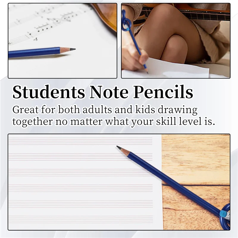 

Карандаши для нот для студентов, карандаши для музыкальных нот с ластиком, красочные музыкальные карандаши, деревянный тройной ключ, изогнутый карандаш