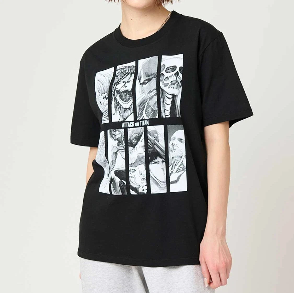 

Summer The Nine Titans T-Shirt Black Japan New Pre Personalized Loose Cotton Short-sleeved Vintage Trendy Cool