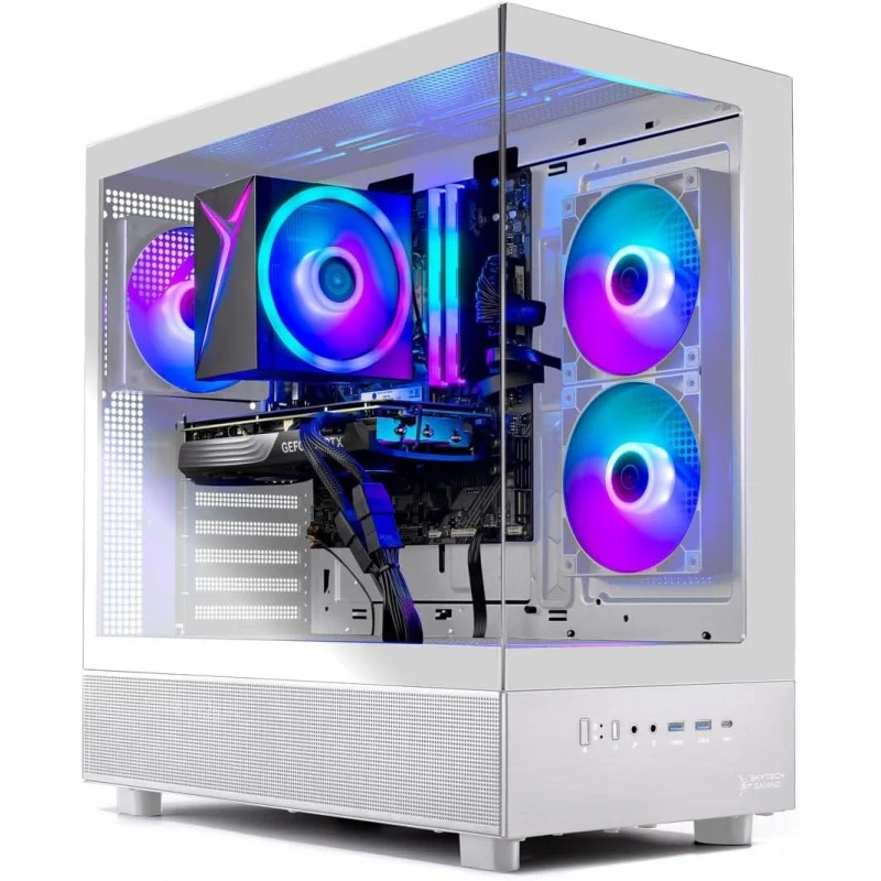 Gaming 3 Desktop PC, Ryzen 5 7600X 4.7 GHz (5.3GHz), RTX 5070 12GB, 1TB Gen4 NVMe SSD, 16GB DDR5 RAM 6000