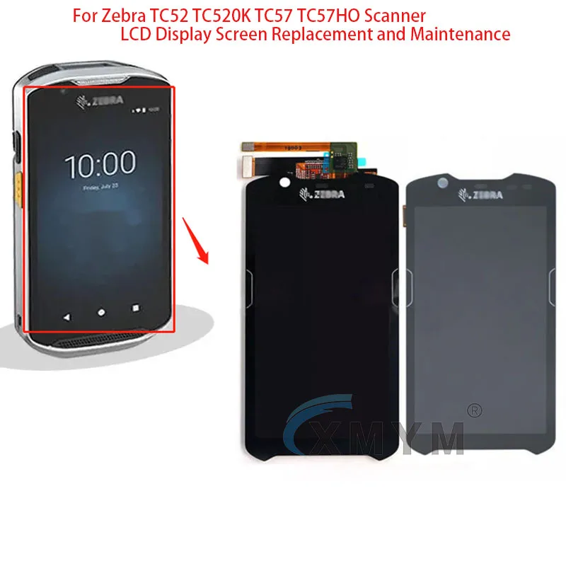 

For Zebra TC52 TC520K TC57 TC57HO Scanner LCD Display Screen Replacement and Maintenance