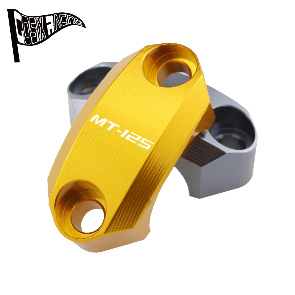 

Fit for TRACER 7/GT TRACER 9/GT 21-22 MT 125 08-21 MT-15 15-21 Master Cylinder Clamp Cover Caps For 22.2mm Handlebar Clamping