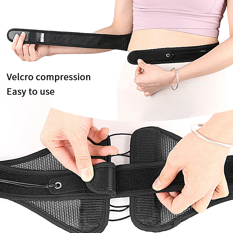 قطني القرص دعم ضغط حبل دعم كرسي داعم للفقرات القطنية للرجال والنساء تنفس شبكة الخصر حماية الكبار هدية #5