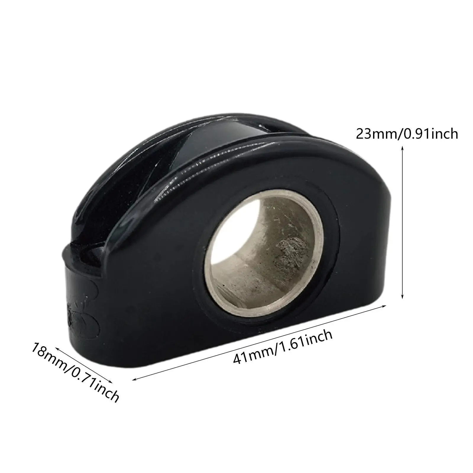 ملحقات الأسلاك البحرية كابل دليل بكرة حامل الأسلاك جروميت مع بكرة ناعمة من الفولاذ المقاوم للصدأ مناسبة لقوارب الكاياك واليخوت