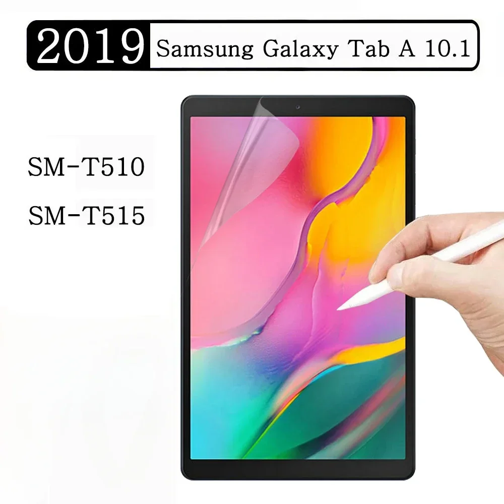 1/2/3 шт., бумажная пленка на ощупь для Samsung Galaxy Tab A 10,1, зеркальная фотография, T510, T515, защитная пленка для экрана для письма на бумаге