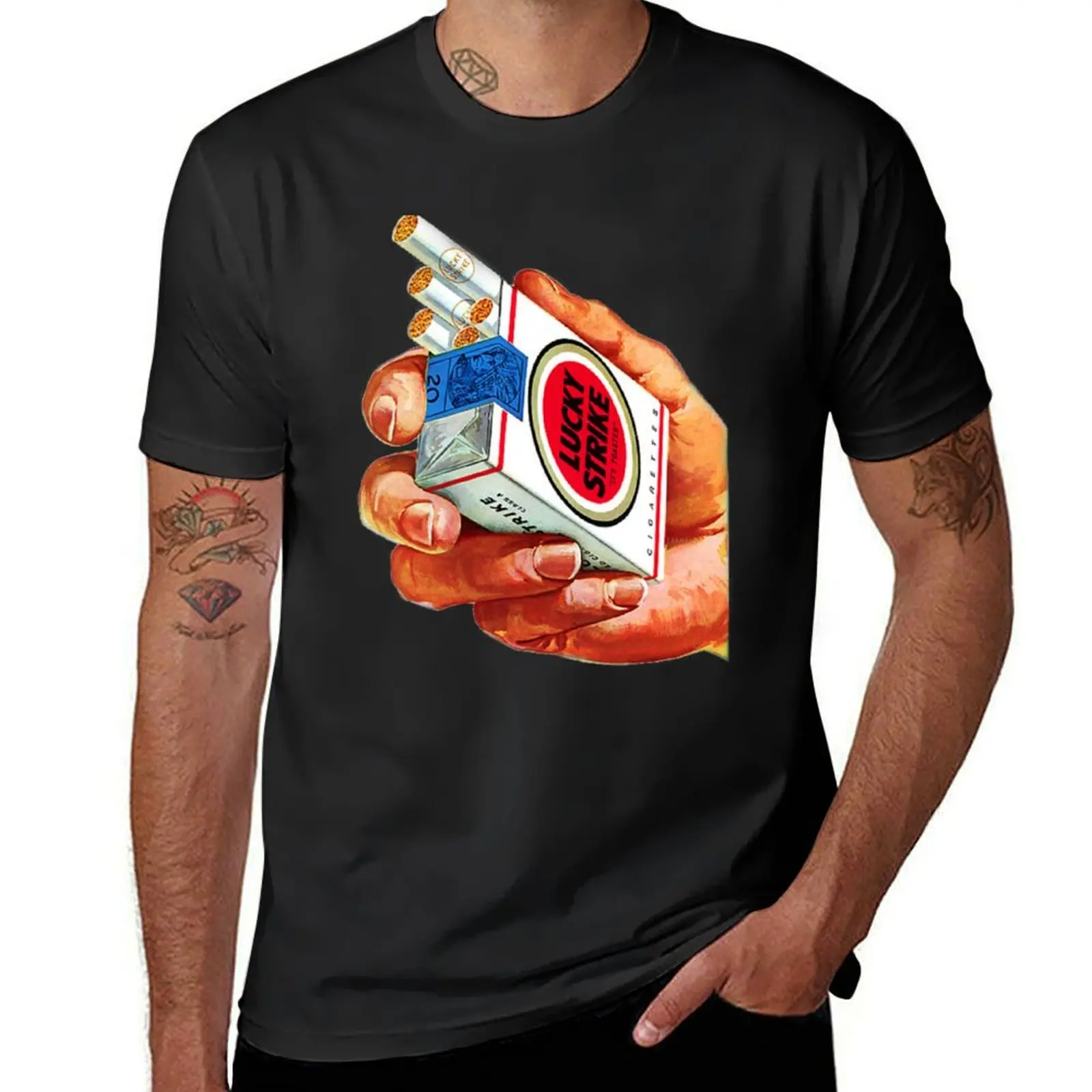 Lucky Strike, 1950 T-Shirt customs design your own sublime oversizeds anime clothes mens funny t shirts