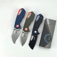 MKM F0332 Outdoor Pocket Knife Portable Fruit Knife Box Cutter Tactical Sharp Blade Portable Knife Practical Cutting Knife