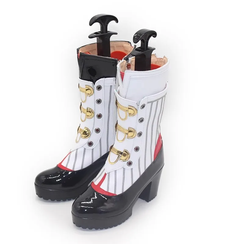 Zapatos de Cosplay Zenless Zone Zero Yixuan, botas Yixuan bonitas para mujer, zapatos de fiesta de cuero PU suave para Halloween, accesorios de tacón alto, regalos de vacaciones