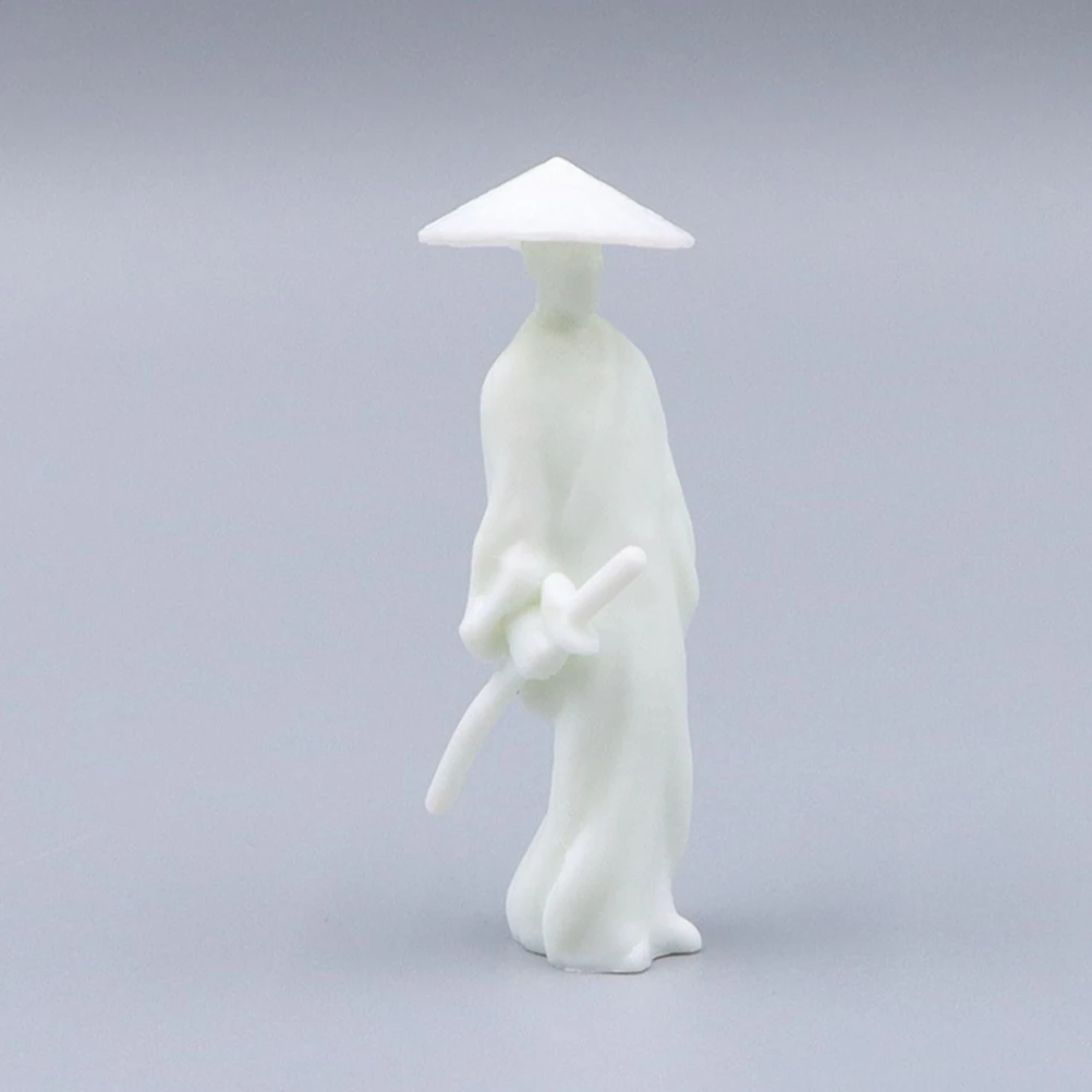 

Artistic 2Pcs Resin Figures Playsets Ancient Character Models for Landscape Plant Decoration