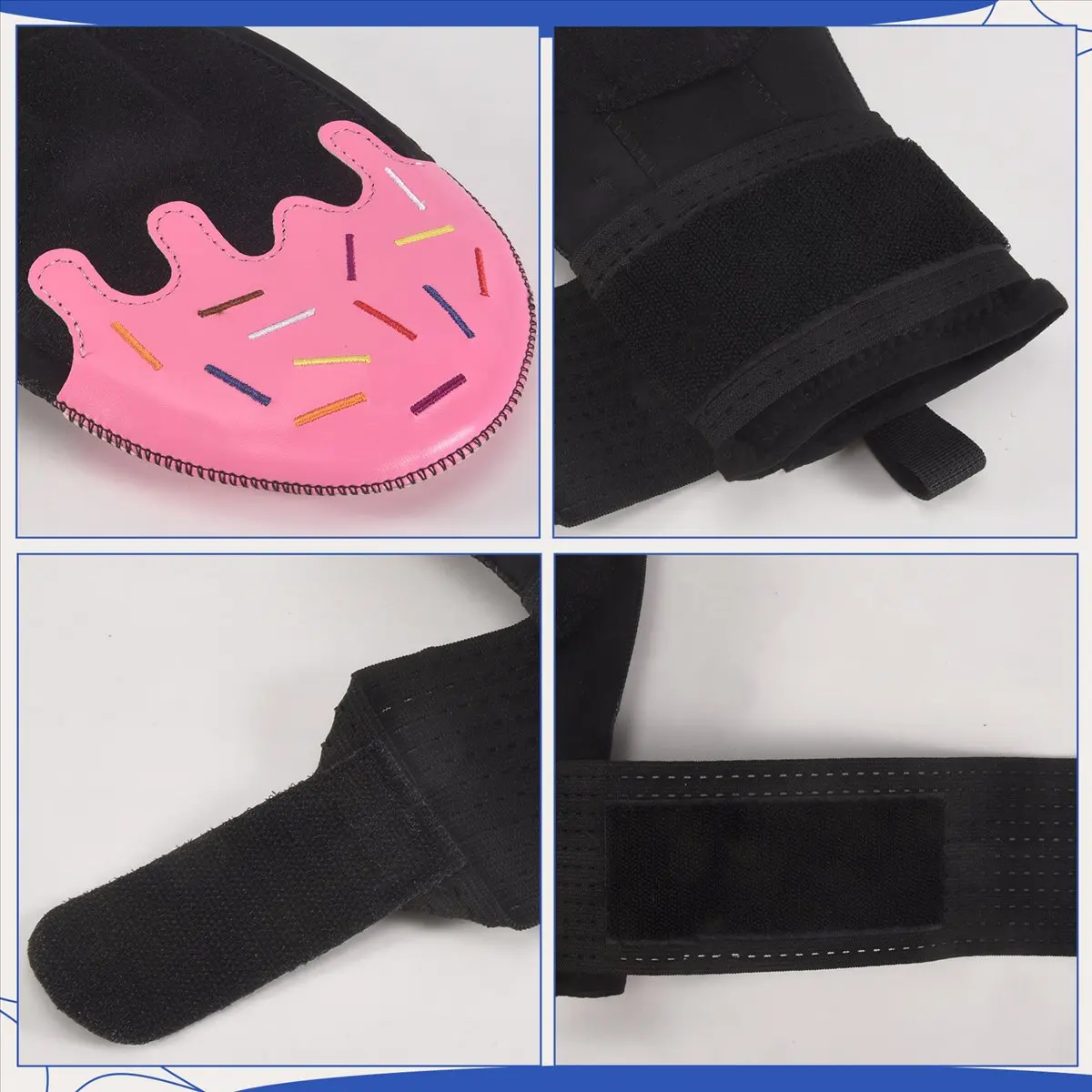 

Бейсбольные перчатки-слайдеры AIMA для взрослых, розовые (цвет «мороженое»)