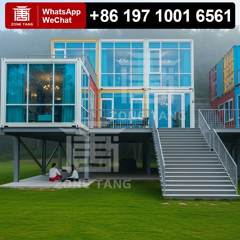 

Интеграция умного дома Съемный высококачественный мобильный дом Роскошный производитель Плоский пакет Дом Многоуровневый комплект резиденции Дома