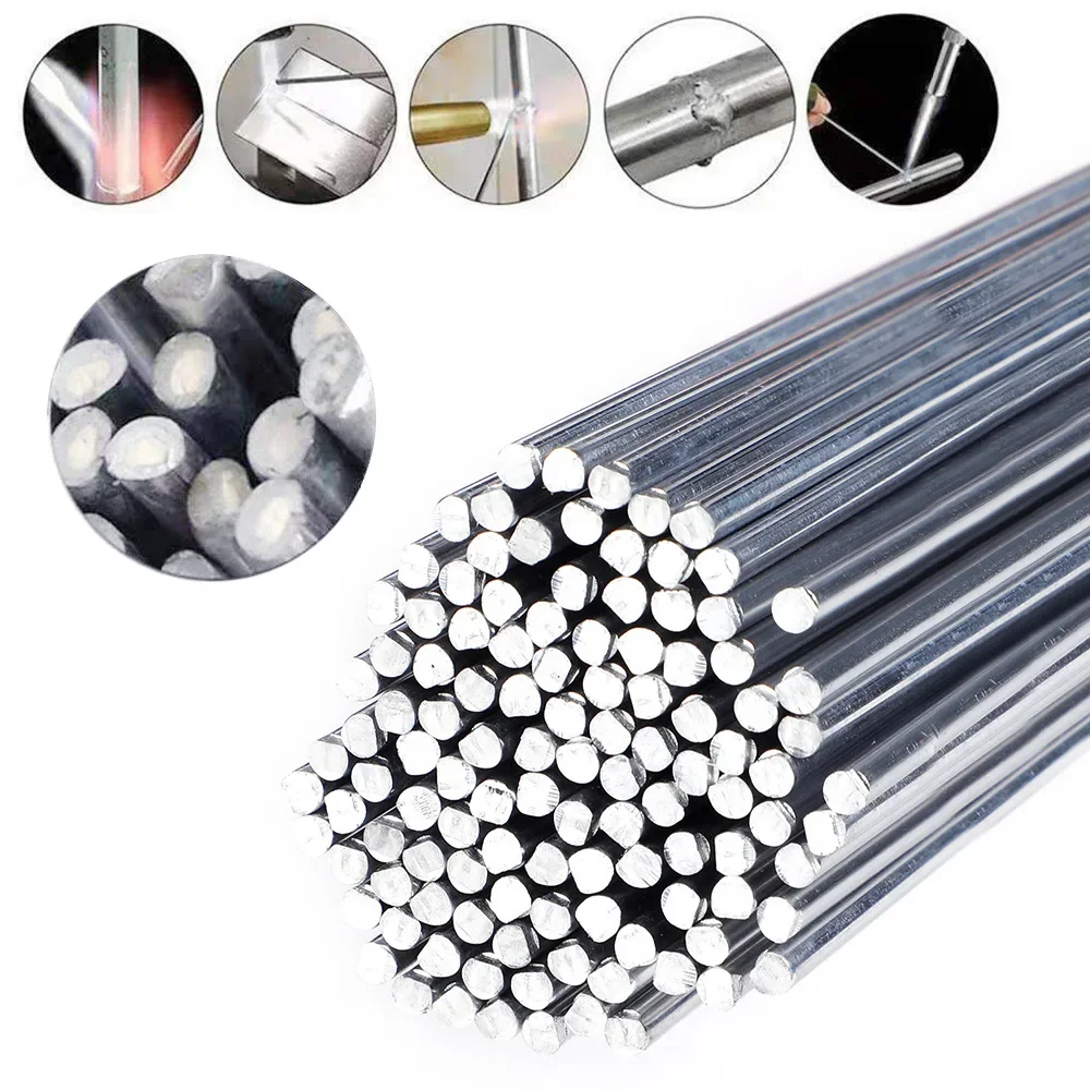 

10-50pcs Welding Rods No Need Solder Powder Aluminum Welding Rod 1.6/2mm Brazing Low Temperature Aluminum Solder Soldering Rod