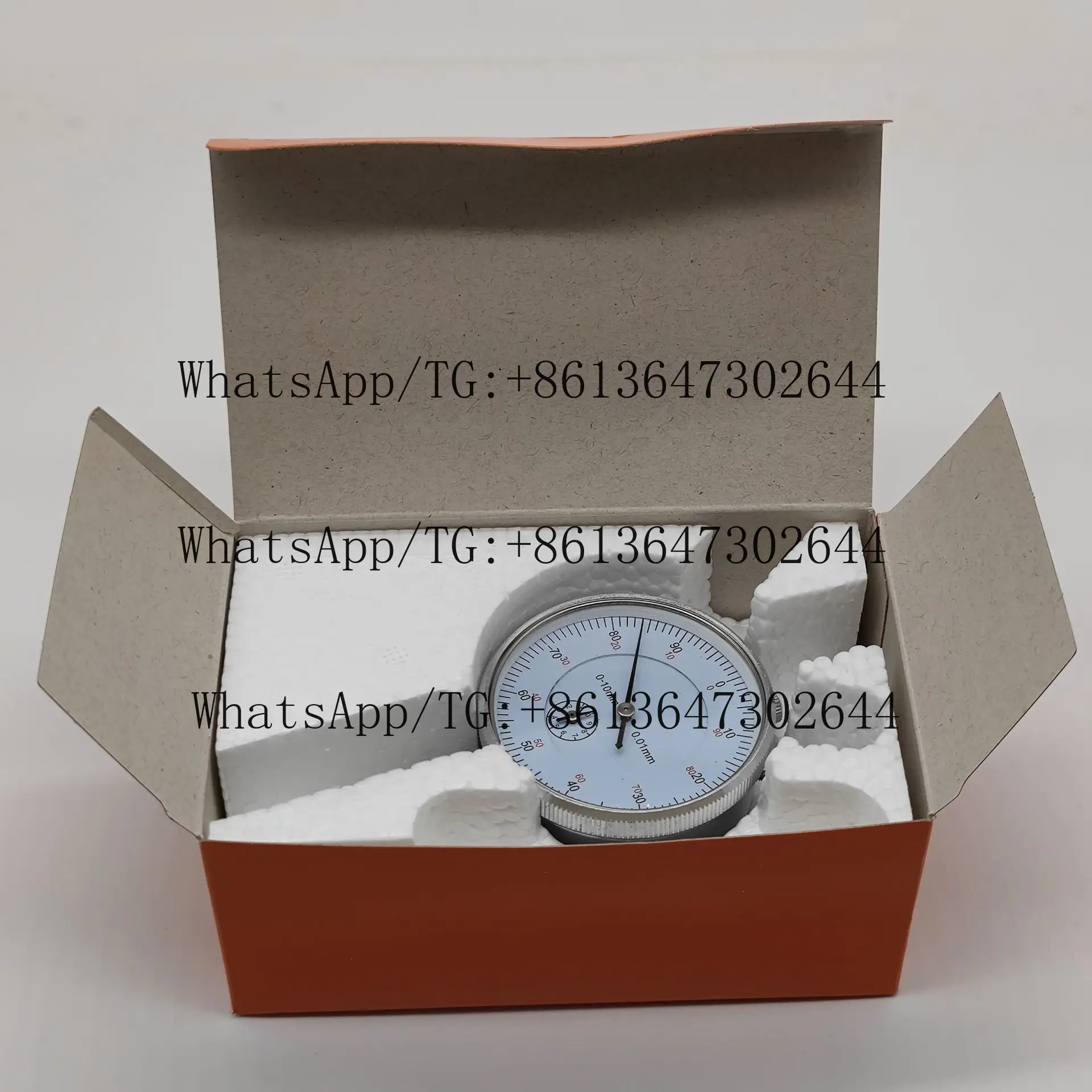 

10PCS Dial Indicator DIY 0-10mm 0.01mm with ear with back plate lug