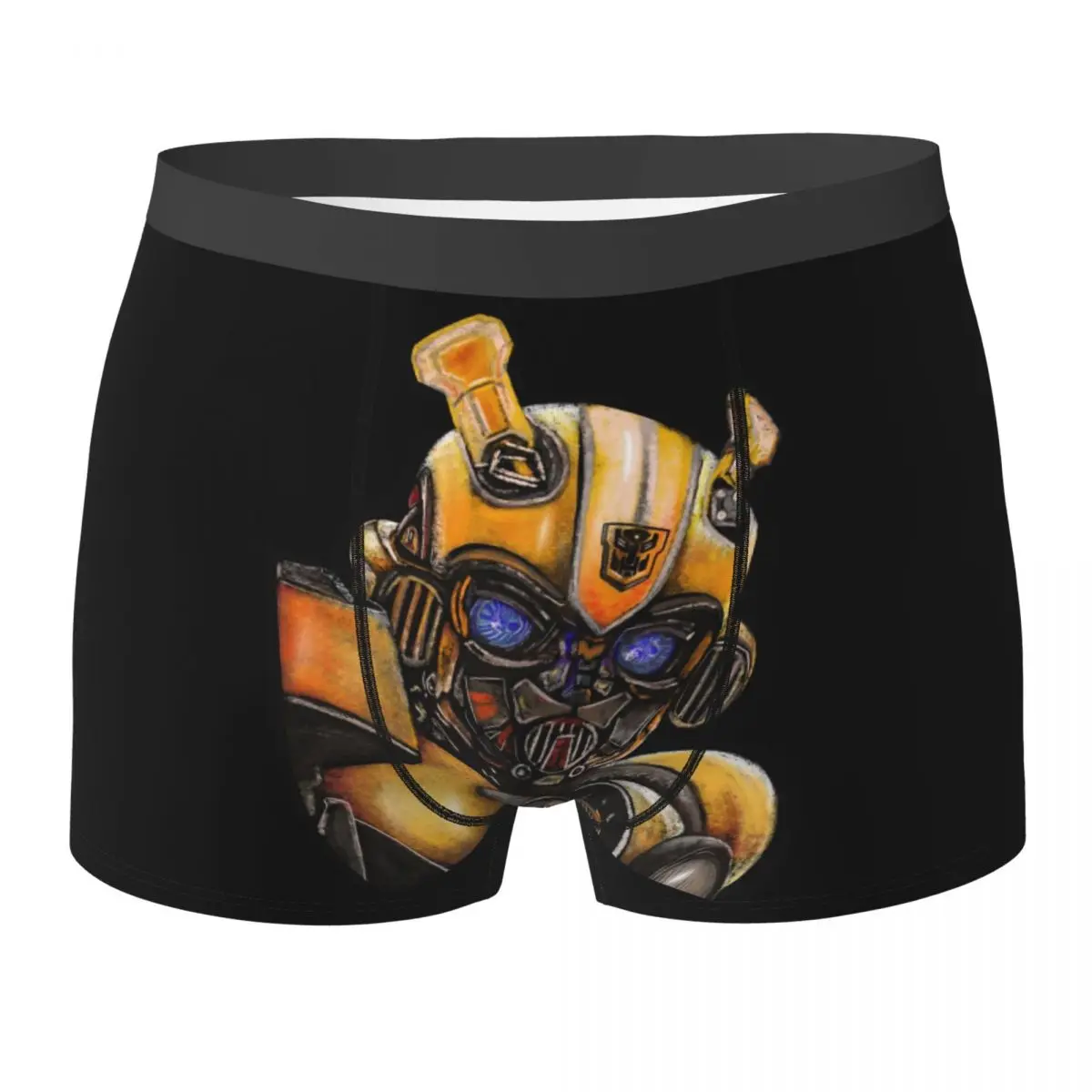 Boxer Underpants Shorts Bumblebee Transformer, The Best Transformer Panties Men Underwear for Homme Man Boyfriend Gifts