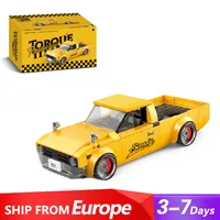 300PCS Pickup Trucks Building Blocks MOC SUV Off-road Car Model Brick Puzzle Assembles Toys Gift for Kids Children Boys Adult