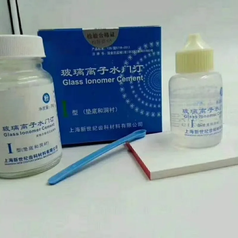 

Dental Materials Glass Ionomer Cement Permanent Set of Dental Fillings, Permanent Glass Ionomer Cement for Dental Restoration