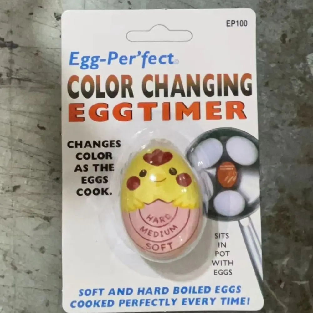 Kitchen Timer Food Grade Boiled-egg Reminder Soft Exquisite Boiled Egg Timer Resin Eco-Friendly Egg Timer Kitchen