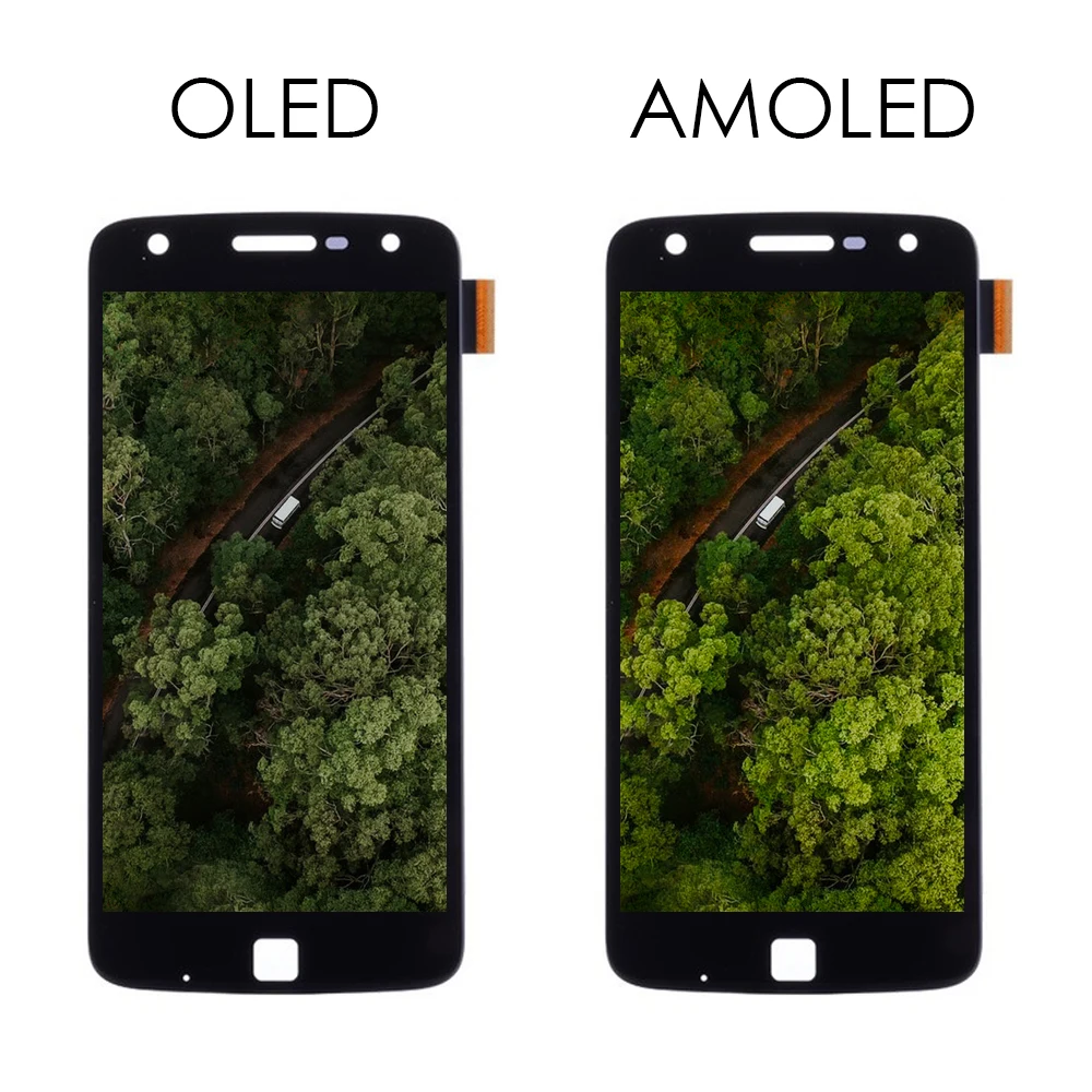 Imagem -05 - Amoled Lcd Touch Screen para Moto z Play Polegadas Montagem do Digitalizador Peça de Reposição Xt1635 Xt163502