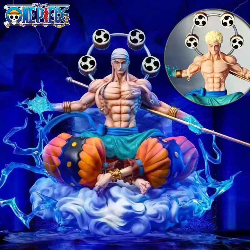 21.5 سنتيمتر أنيمي قطعة واحدة BT Enel الشكل GK Goro Goro no Mi مانغا تمثال الديكور البلاستيكية عمل تمثال جمع نموذج اللعب هدية