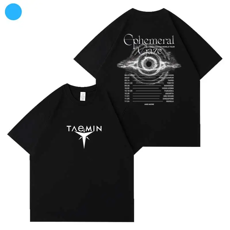 SHINee Taemin World Tour Ephemeral Gaze T Shirt Women Men Summer