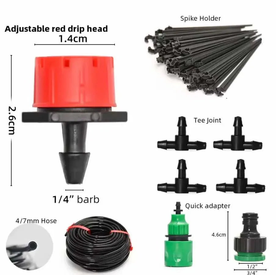 Gartenbewässerungssystem Automatische Tropfbewässerung Zubehör Bewässerungsgerät für Topfpflanzen Automatische Bewässerungszubehörteile