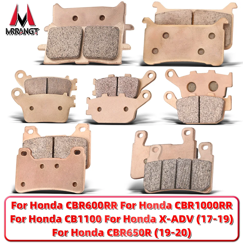 

MRRANGT Sintered Metal Motorcycle Brake Pads Kit For Honda CBR600RR CBR1000RR Fireblade CB1100 XADV750 CBR650R Sport Bike