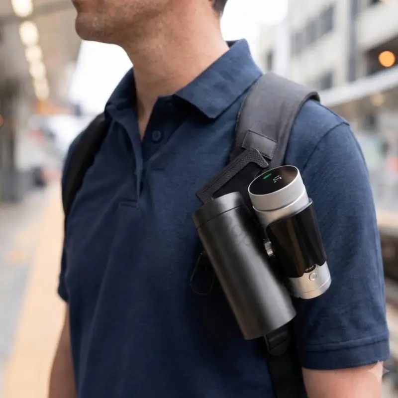 96BA Tragbare Clip-Halterung für Shark Ventilator für Rucksäcke, Riemen, Fahrradlenker – Detail 3