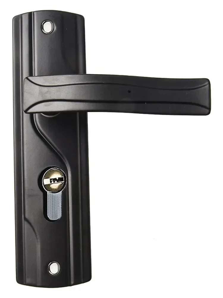 Elegant Appearance For Living Rooms Door Handle Lock Black Door Knob High-Quality Material Long-Lasting Performance