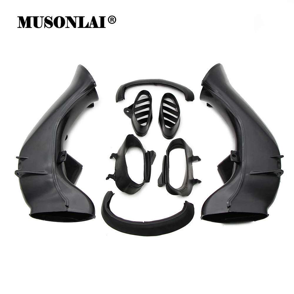 

Motorcycle Air Intake Tube Duct Cover Fairing ABS Ram For Yamaha YZF1000 YZF-R1 R1 1000 2004 2005 2006
