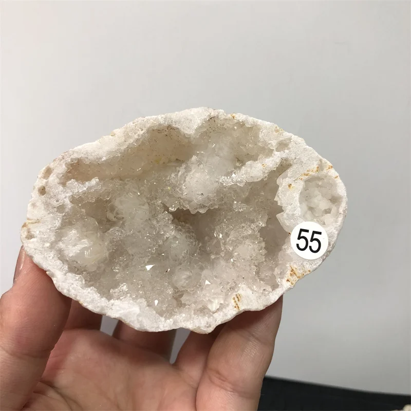 Natural Quartz Agate Geode Cutting Crystals Cluster Healing Stones Rock Mineral Specimen Quartz DIY Home Decoration