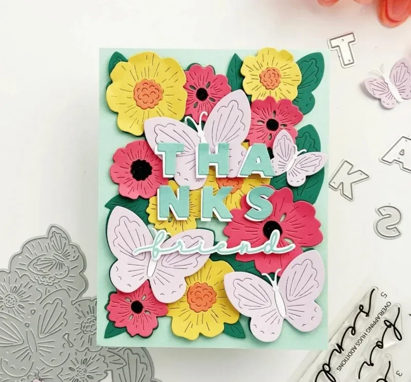 Mmao artesanato corte de metal dados corte molde flor borboleta quadro scrapbook papel artesanato faca molde lâmina perfurador estênceis morre