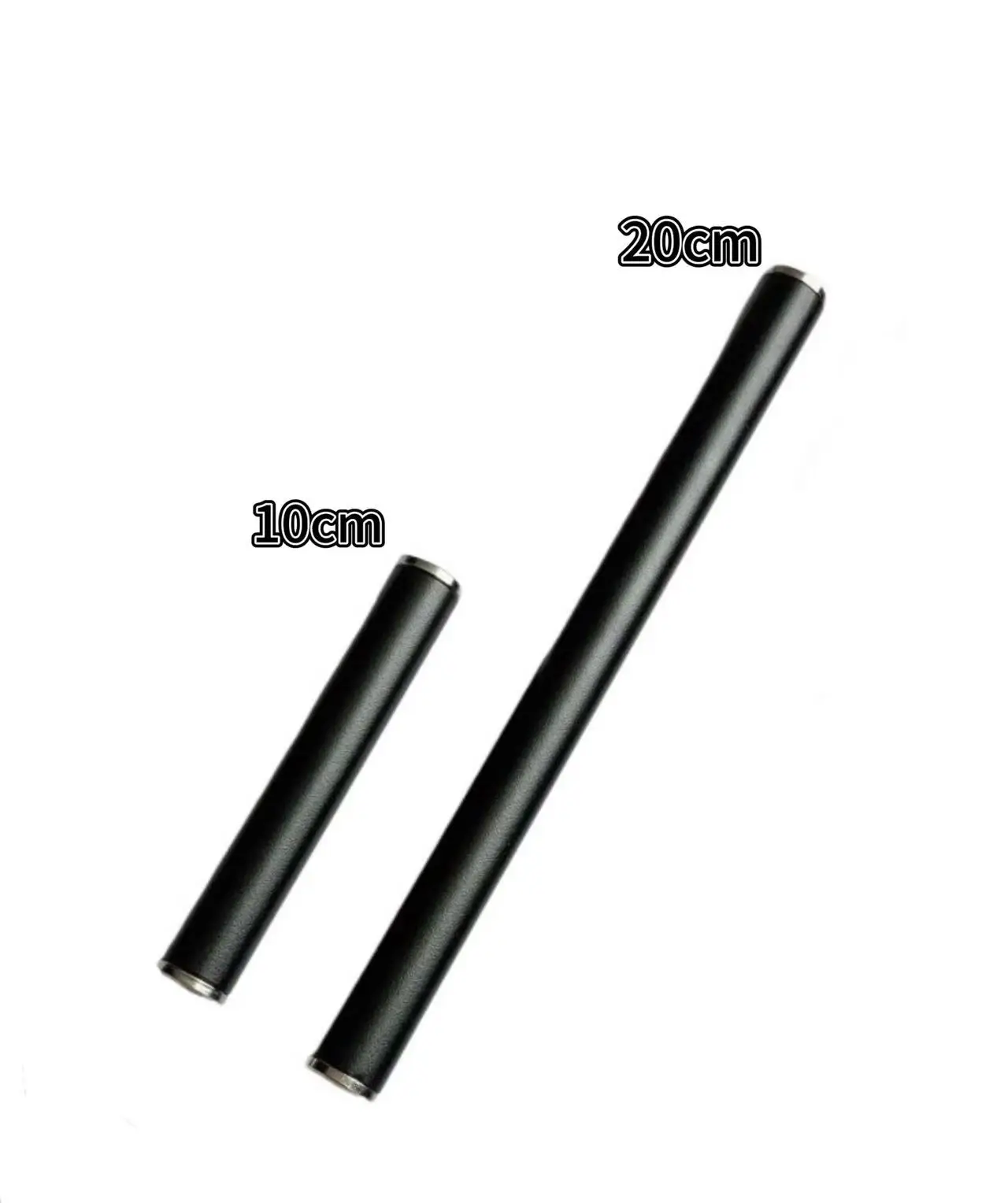 Metal Extension Rod Tripod Adapter Round Tube Selfie Stick Stand for Mobile Live Streaming 1/4'' Accessory