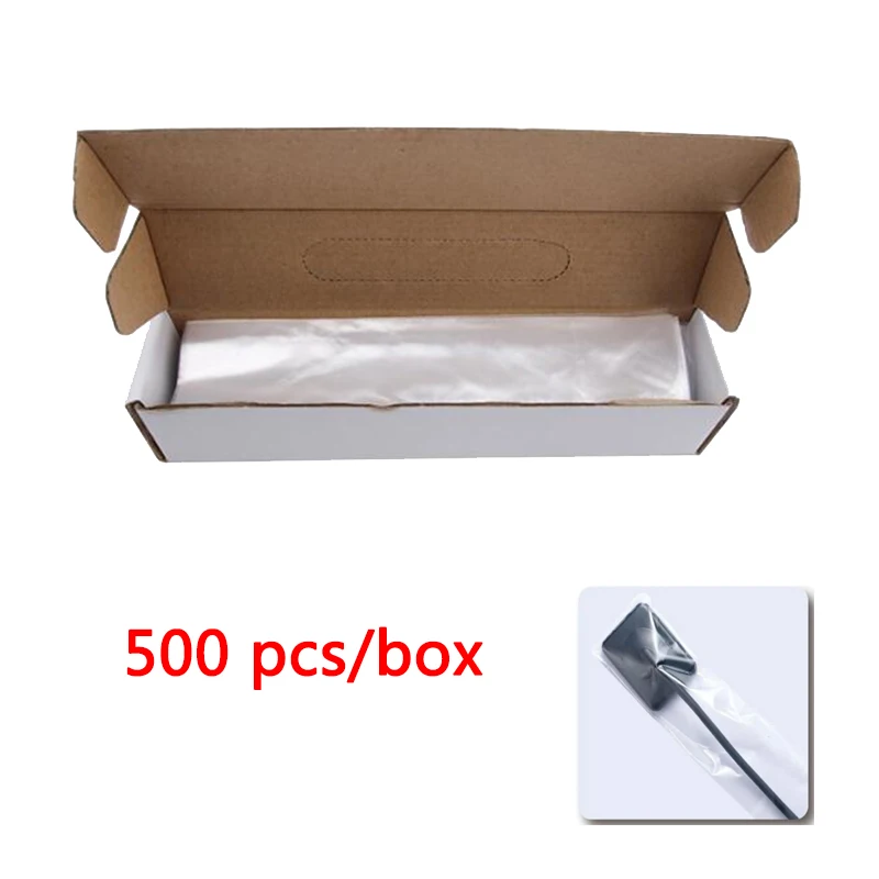 

500PCS/Box Dental Disposable Plastic X-Ray Sensor Protector Mouth Mirror Sleeves X-Ray Sensor Sleeves Protective Film Cover