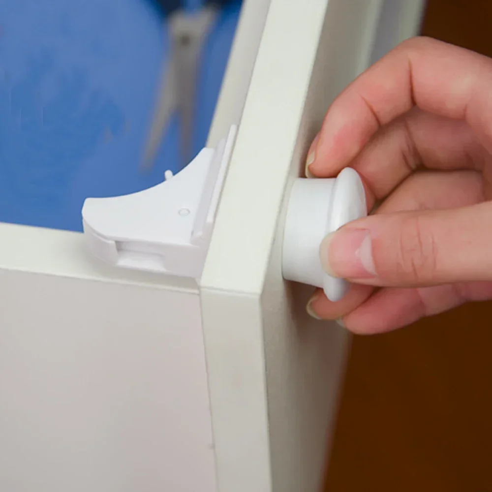 Magnetic Child Lock Children Protection Baby Safety Lock Drawer Latch Cabinet Door Lock Limiter Children Security Locks