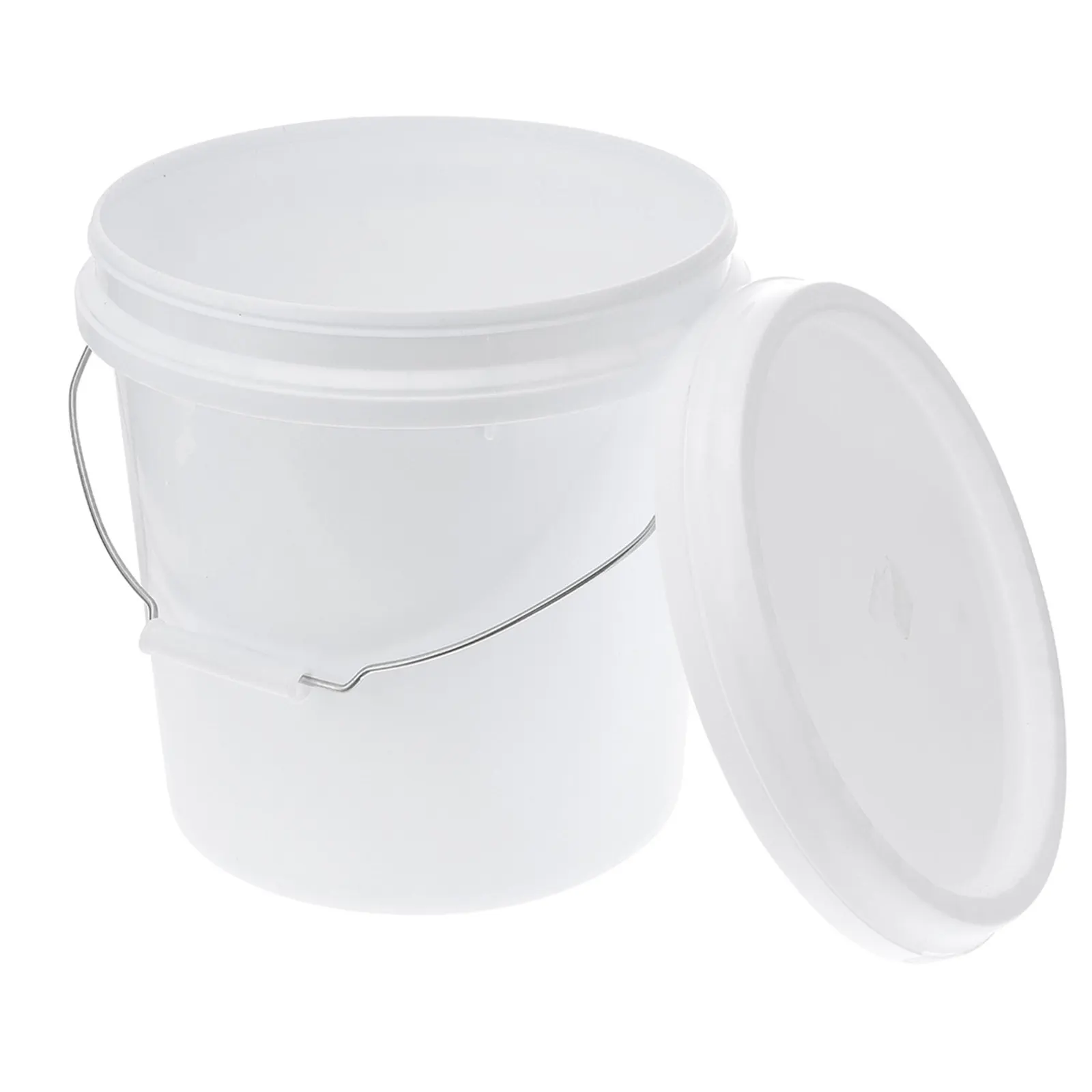 

Plastic Bucket Household Sealed Storage 5L with Lid Handle Small Food Grade Container Paint Pail Portable Gallon Bucket