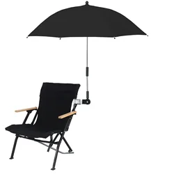 Accessoires de poussette pour parapluies, pare-soleil, protection UV, étanche à la pluie avec pince, clip agrandi de 3 couleurs pour renforcer le produit d'extérieur