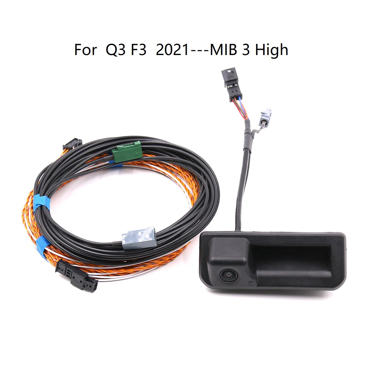 FOR AUDI Q3 F3 2021--- MIB 3 High Line Rear View Camera with Guidance Line + wiring harness