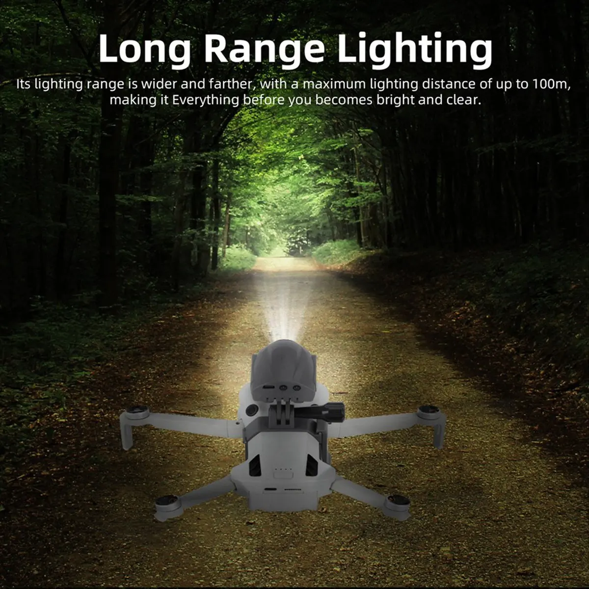 SCLS  for Mini 4 Pro/Air 3 Searchlight Burst Light Drone Multifunction Universal Upgrade Model Night Flight Lights