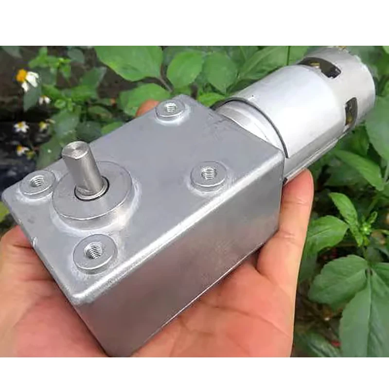 

DC24V 260rpm High torque double ball bearing 775 turbine worm gear reduction motor