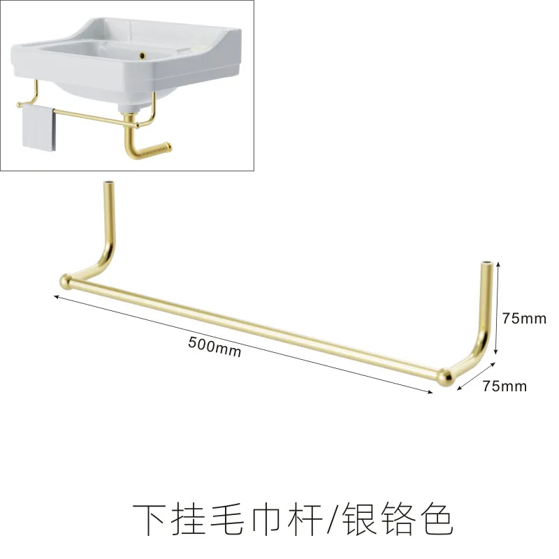 Retro Small Unit Hanging Basin Retro Classic British Simple Washbasin Balcony Corner Hanging Wall Basin