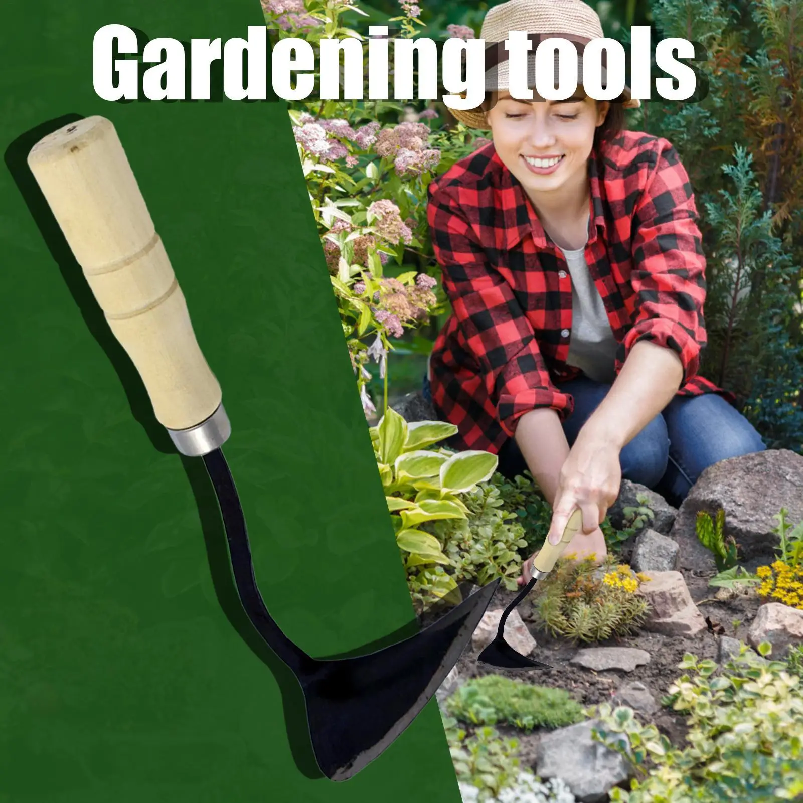 

Garden Hoe Hoes for Gardening Outdoor Weeder Vertical Root Puller for Tilling Women Men Homesteading Planting Transplanting Lawn